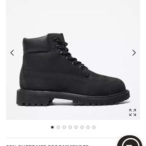 Black Youth Timberland® Premium 6-Inch Waterproof Boot